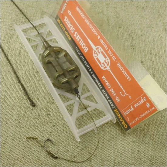 Montura Feeder Orange Method Spider Flat 40g, No.4