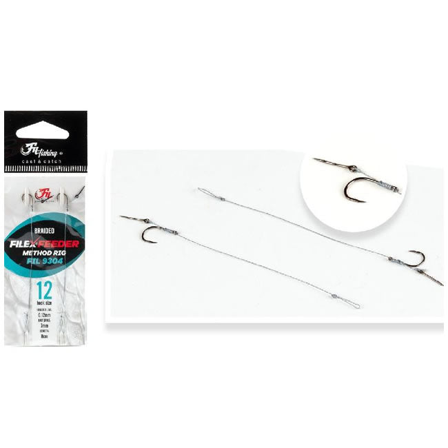 Montura Filex Method Feeder Rig Nr.12, cu Spin 7mm, 2buc/pac