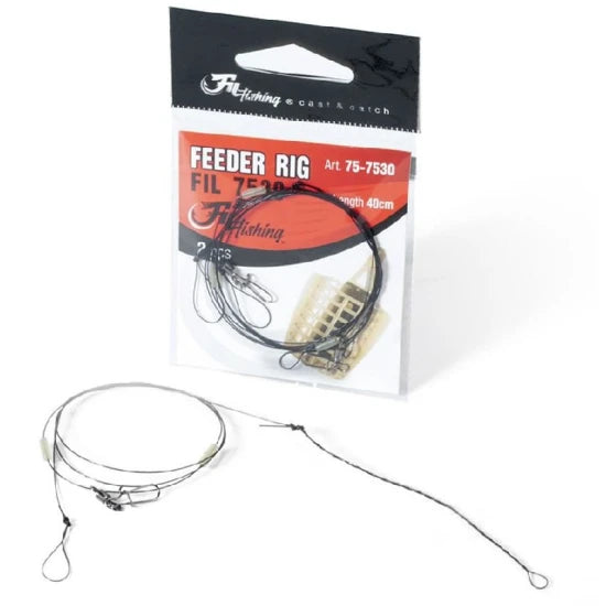 Montura Filfishing Feeder Rig 40cm, 0.24mm, 2buc/pac