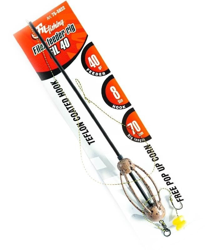 Montura Filfishing Feeder Rig Nr.6 40g PORUMB FLOTANT