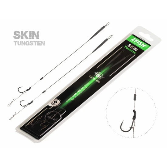Montura Fir Textil Zfish Skin Tungsten Rig, 25lbs, Nr.4, 2buc/pac