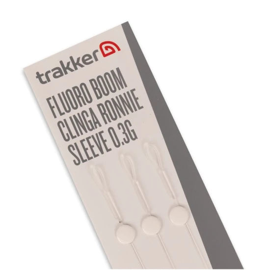 Montura Fluorocarbon Ronnie Rig Trakker Fluoro Boom Clinga Ronnie Sleeve, 19cm, 30lbs, 3buc/pac