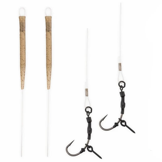 Montura Fluorocarbon Zfish Ronnie Rig, 25lbs, Nr.8, 2buc/pac