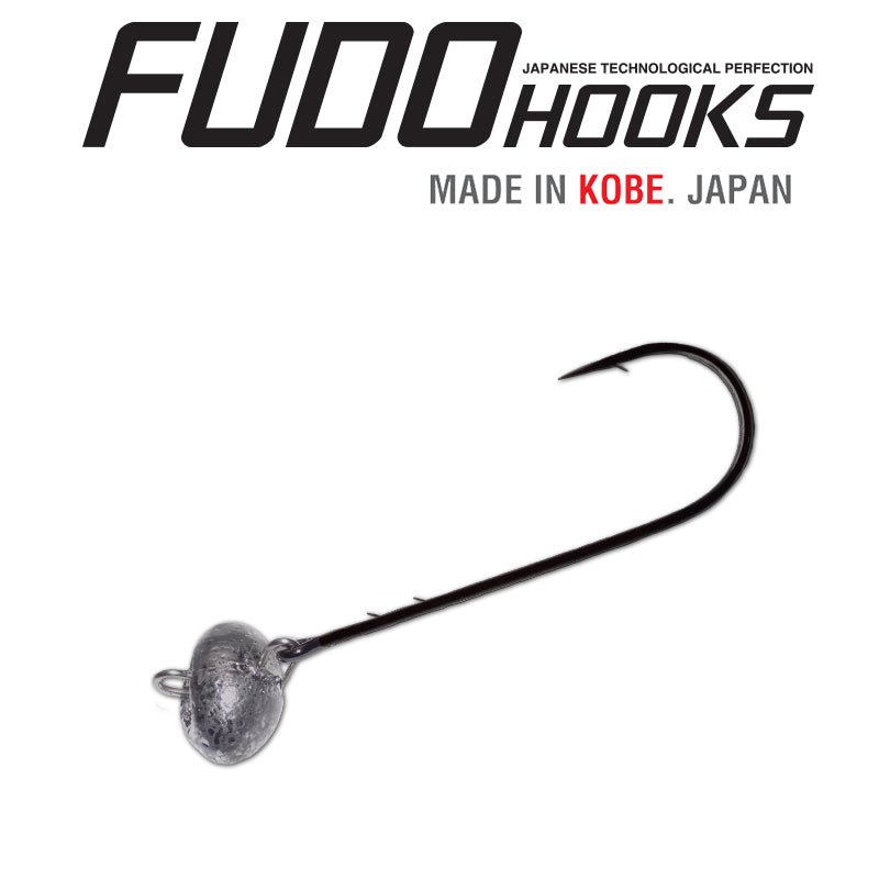Montura Fudo Football Worm SSB Nr.1/0 Black Nickel 9g 5buc/plic