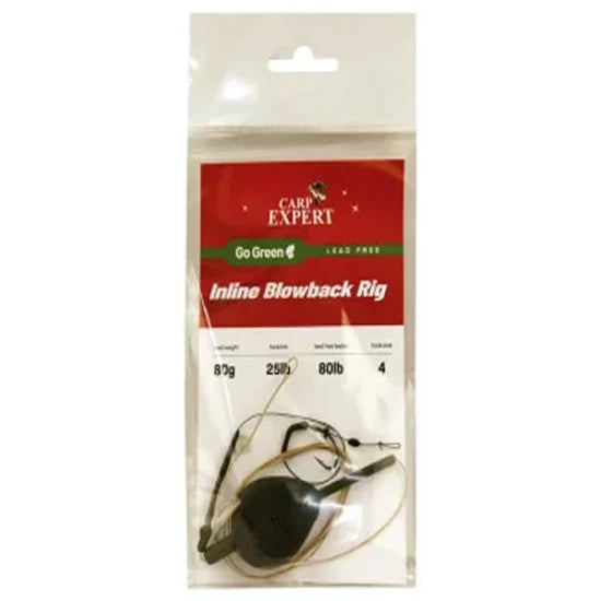 Montura Inline Blow Back Carp Expert Leadfree Go Green, 80g