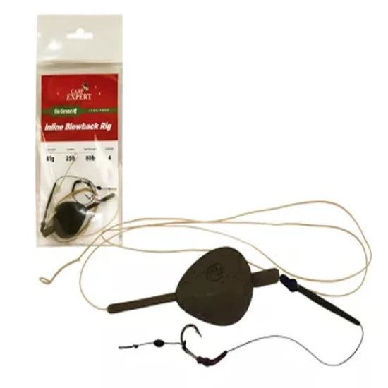 Montura Inline Blow Back Carp Expert Leadfree Go Green, 80g