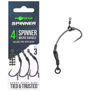 Montura Korda Spinner Hook Sections, Barbless, Nr.6, 3buc/pac