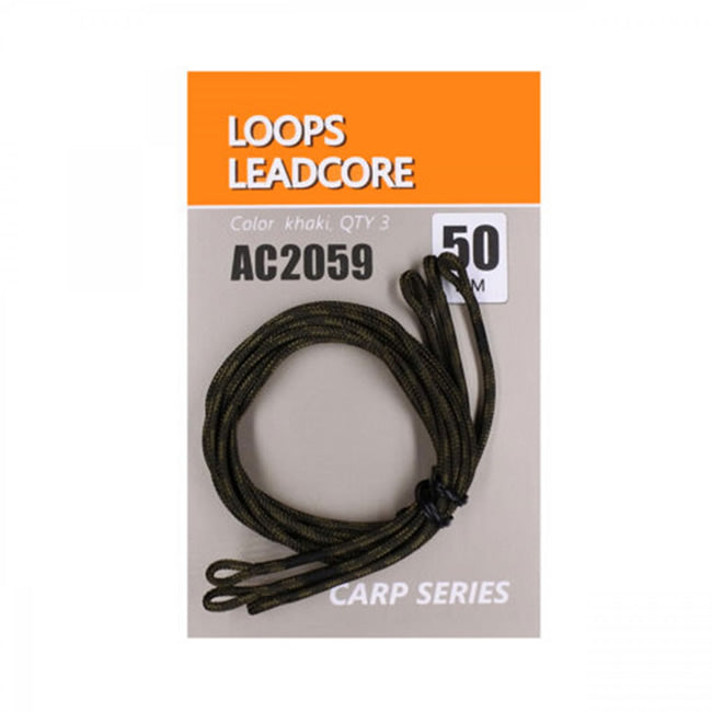 Montura Leadcore Orange Loops 50cm 3 buc