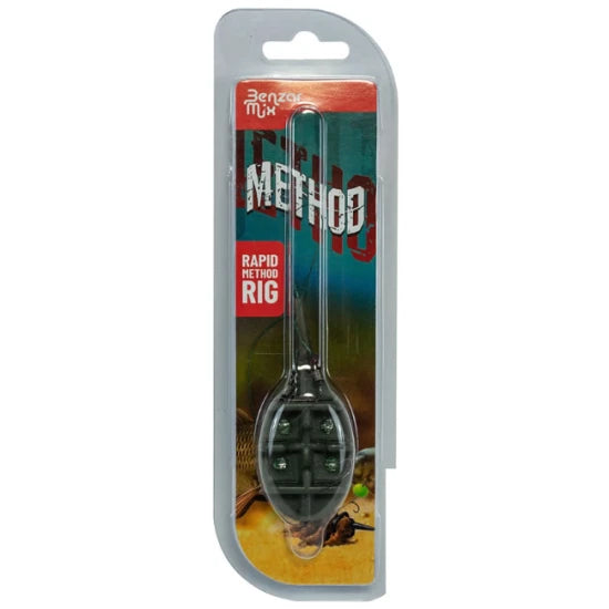 Montura Method Feeder Benzar Rapid Method Rig, 60g, Carlig Nr.10