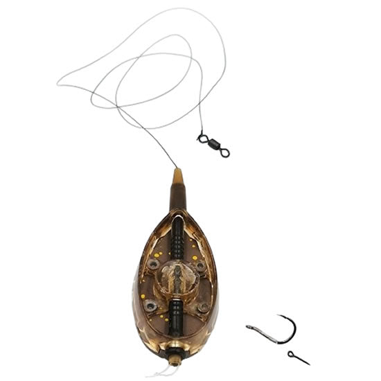 Montura Method Feeder FISH PRO Aperio L, 70g, 0.23mm, Carlig 4 ( Spin Mono )