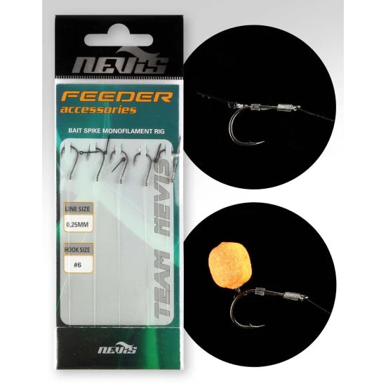Montura Monofilament Cu Spin Nevis Nr.10, 5buc/pac