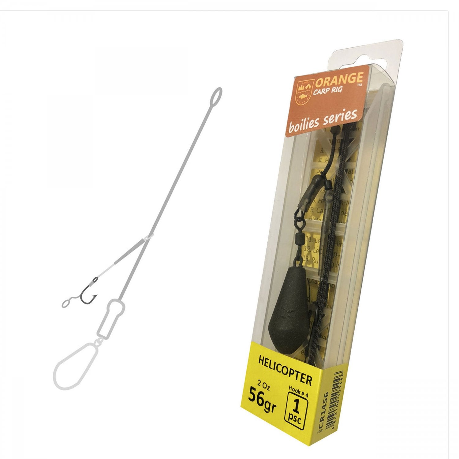 Montura Orange Carp Rig Helicopter 85gr Nr.4