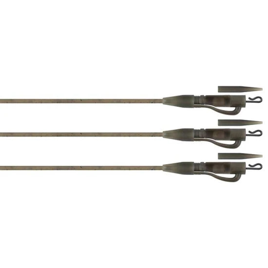 Montura Plumb Pierdut Fox Edges Tubing Lead Clip Ready Rig, Naturals, 3buc/pac