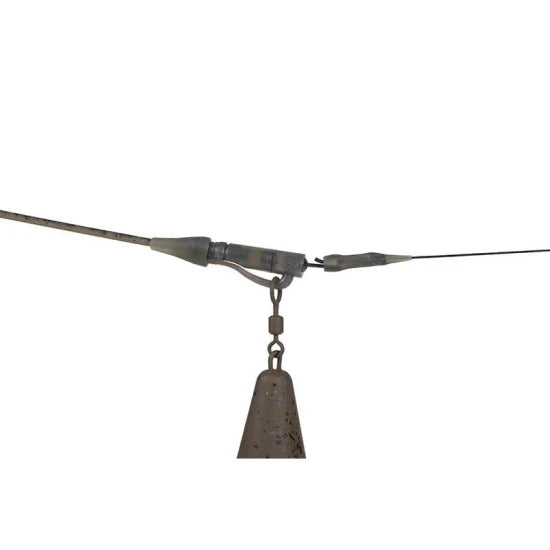 Montura Plumb Pierdut Fox Edges Tubing Lead Clip Ready Rig, Naturals, 3buc/pac