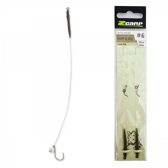 Montura Rig Crap Zebco No.4 Z-Carp Stiff-D Rig
