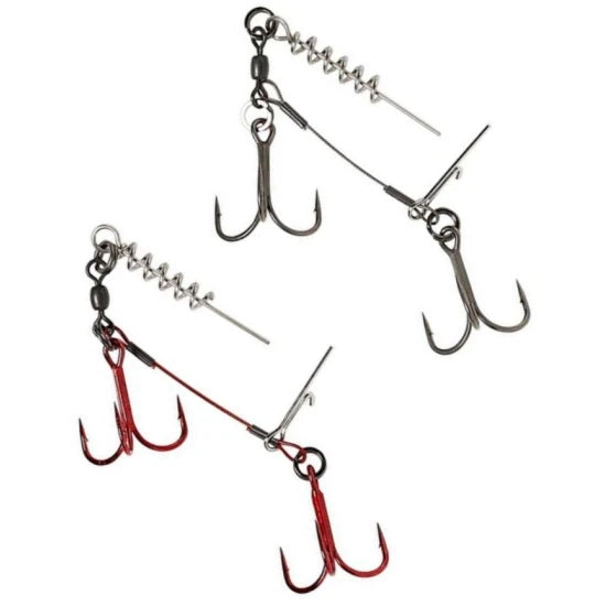 Montura Savage Gear Carbon Corkscrew Stinger, 28kg, Nr.2-1/0, 2buc/pac