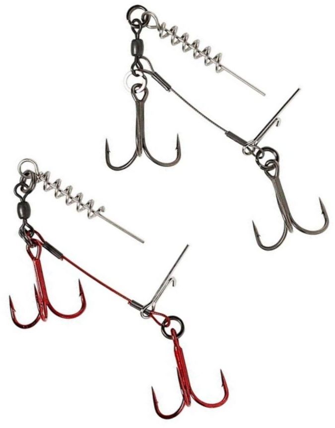 Montura SAVAGE GEAR Carbon Corkscrew Stinger, 28Kg, Nr.2-1/0, 2buc/pac