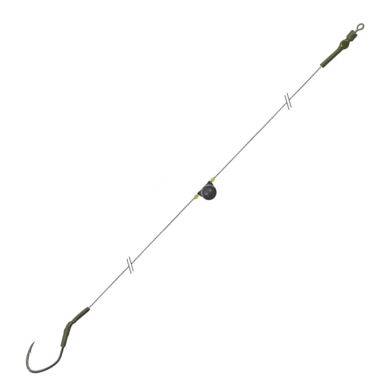 Montura Somn Konger Dread Cat Carlig Rattle Snake 80cm, 36.3kg, Nr.4/0, 1buc/pac