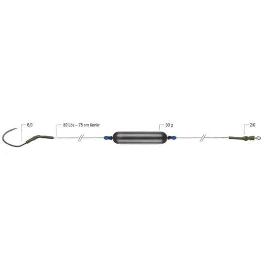 Montura Somn Konger Dread Cat Hakami 80cm, 36.3kg, Carlig Nr.6/0, 1buc/pac