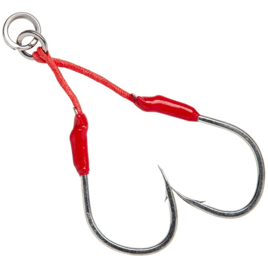 Montura Somn Savage Gear Bloody Assist Hook J Double Asymmetric, Nr.3/0, 2buc/pac