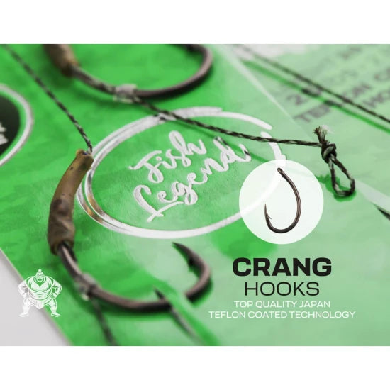 Montura Zfish Crang Carp, 25lbs, Nr.4, 2buc/pac