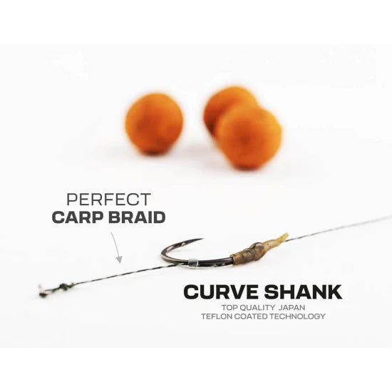 Montura Zfish Curve Shank, 25lbs, Nr.2, 2buc/pac