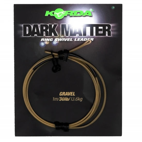 Montura Cu Vartej Korda Dark Matter Leader Ring Swivel, Clay, 30lbs, 1m