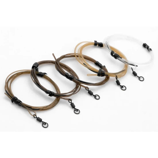 Montura Cu Vartej Korda Dark Matter Leader Ring Swivel, Clear, 40lbs, 1m