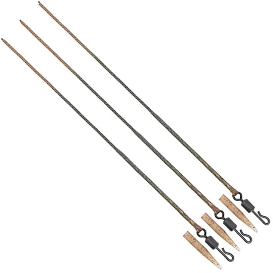 Monturi Fox Edges Camo Leadcore Leaders 50lb + Conuri Antitangle, 3buc/pac