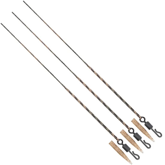 Monturi Fox Edges Camo Submerge Leaders 30lb + Conuri Antitangle, 3buc/pac