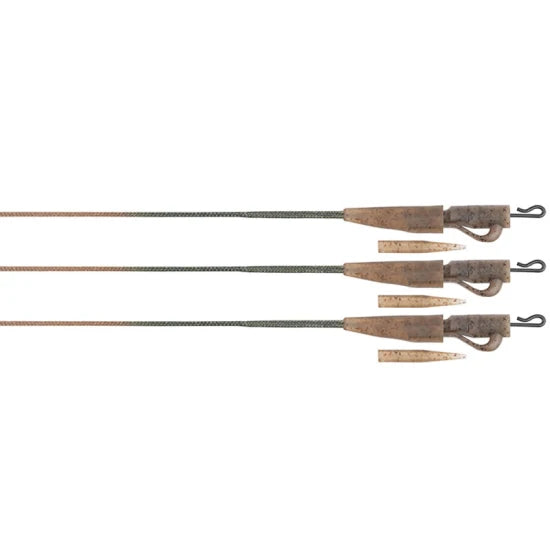 Monturi Plumb Pierdut Fox Edges Camo Leadcore Lead Clip Leader 50lb, 3buc/pac