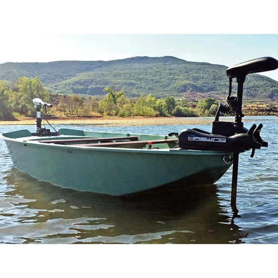 Motor Electric Haswing Cayman B Gps 55lb Long Shaft, Black
