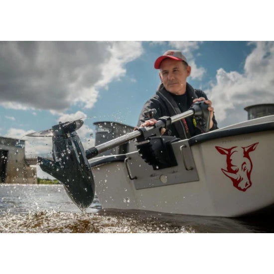 Motor Electric Rhino Blx 80 V2 Outboard, 12v, 80lbs, 120x23x33cm