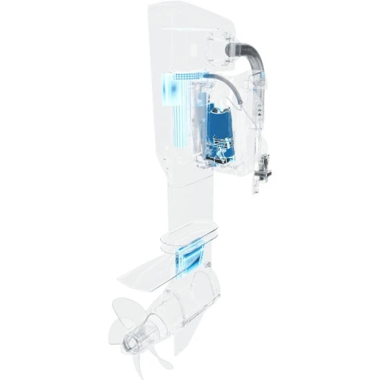 Motor Electric De Barca Epropulsion X40 Cizma Extra Lunga 40kw