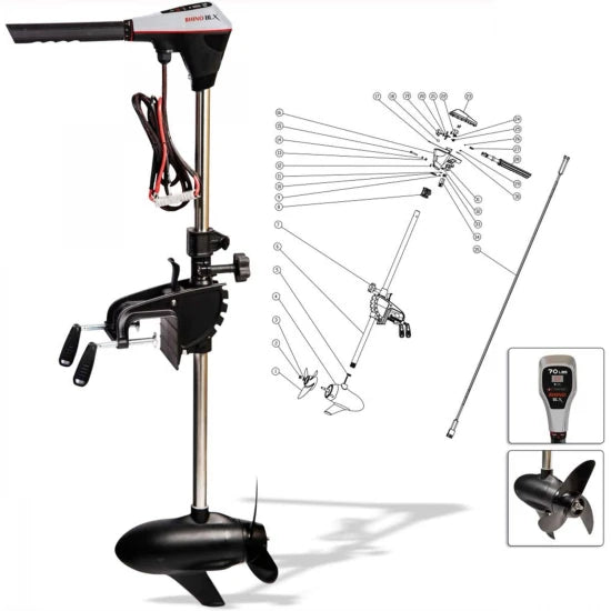 Motor Rhino Blx 70 Electric Outboard