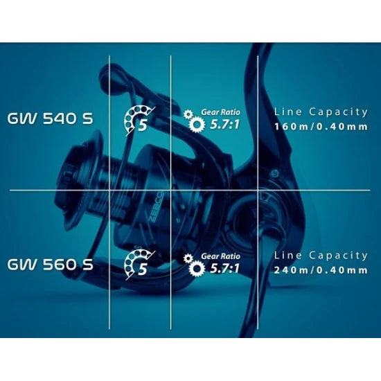Mulineta Zebco Great White Gw 540s