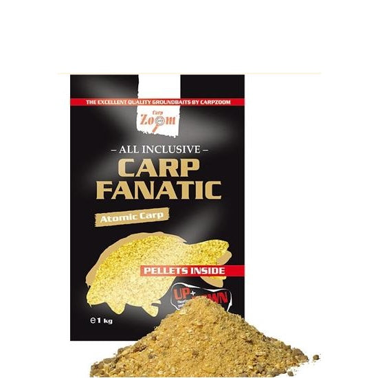 NADA CARP ZOOM CARP FANATIC ALL INCLUSIVE 1KG ATOMIC CRAP