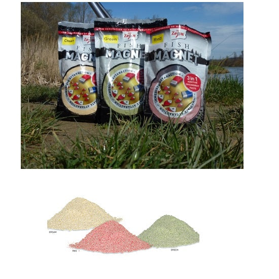 NADA CARP ZOOM FISH MAGNET 1KG GREEN FAINA DE PELETE