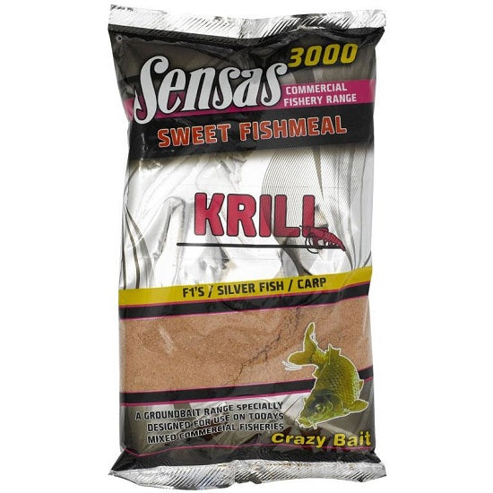 NADA SENSAS 3000 SWEET FISHMEAL UK KRILL 1KG