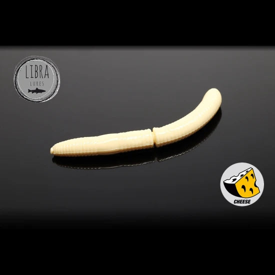 Naluca Libra Dying Worm 6.5cm 005 Cheese 10buc