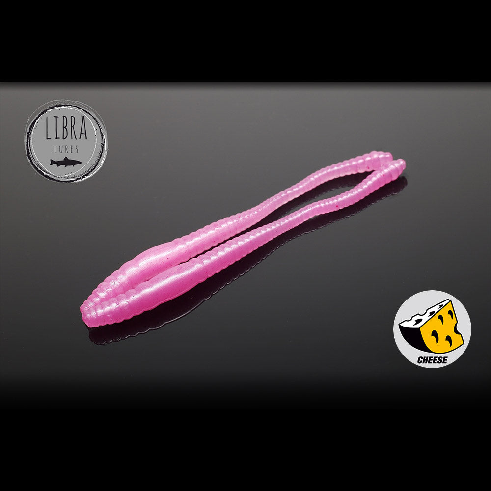 NALUCA LIBRA DYING WORM 8cm 018 Cheese 12buc