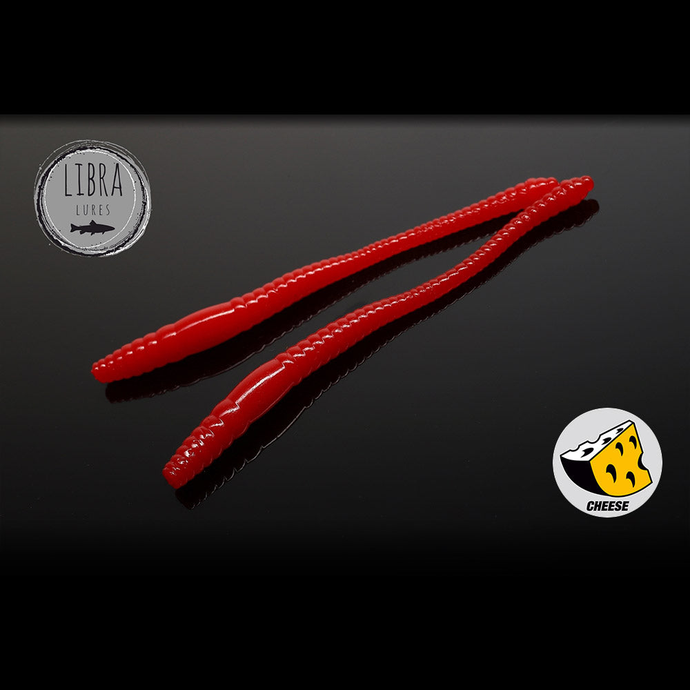 NALUCA LIBRA DYING WORM 8cm 021 Cheese 12buc