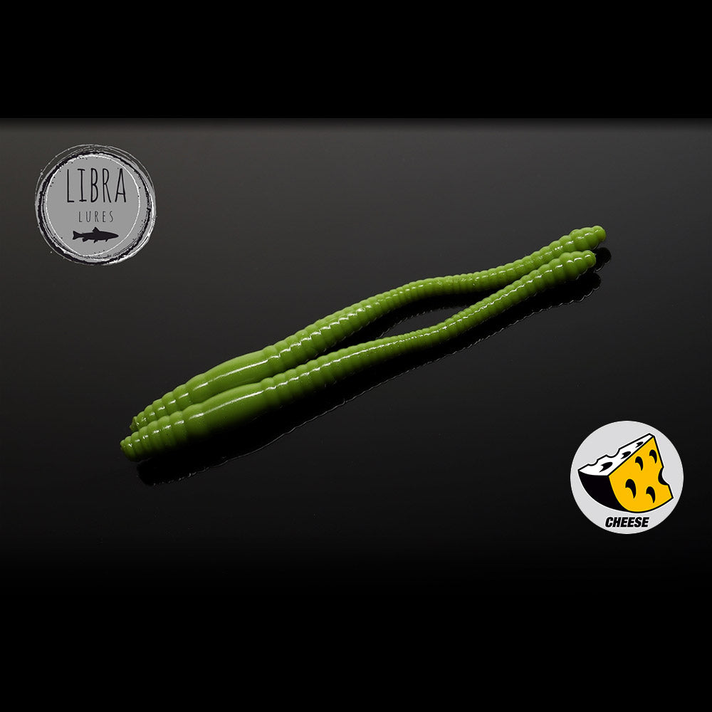 NALUCA LIBRA DYING WORM 8cm 031 Cheese 12buc