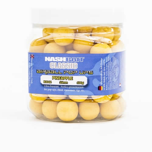 NASH POP-UP CLASSIC AIRBALL 10mm 30gr PINEAPPLE