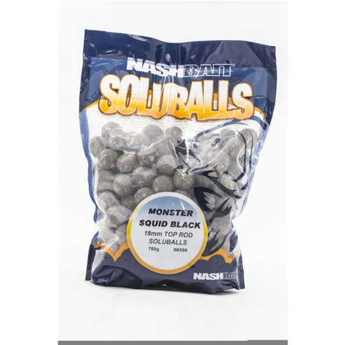 NASH TOP ROD SOLUBALLS SCOPEX SQUID 18mm – 750grm