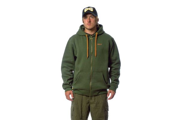 NAVITAS Low Key Zip Hoody Green XXXL