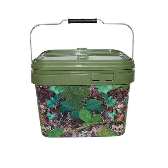 Ngt Galeata Patrata Camo 10 L Cu Capac Si Cu Maner Metalic