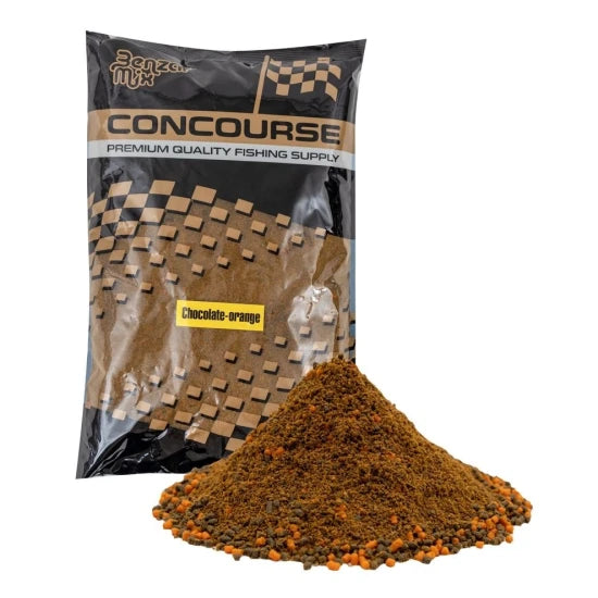 Nada Benzar Mix Concourse Method Groundbait And Pellet Choco Orange 800g