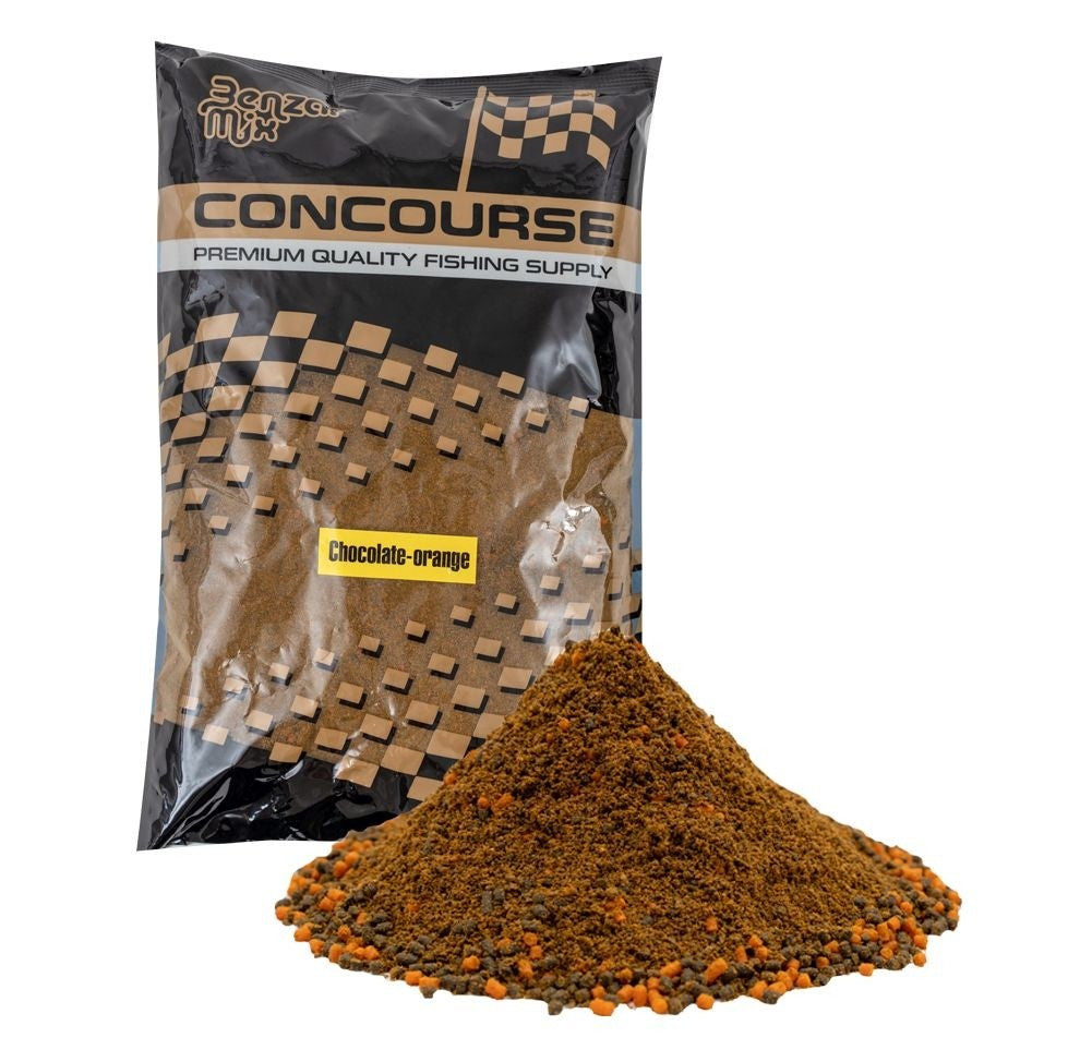 Nada Benzar Mix Concourse Method Groundbait and Pellet Choco Orange 800g