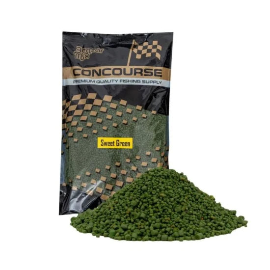 Nada Benzar Mix Concourse Method Groundbait And Pellet Sweet Green 800g